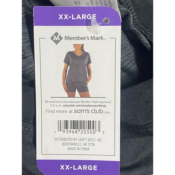 NWT Member's Mark Women's V-Neck Favorite Soft Stretch Tee XXL - Picture 4 of 5